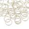 12 Pack: Rhodium Jump Rings, 10mm by Bead Landing™